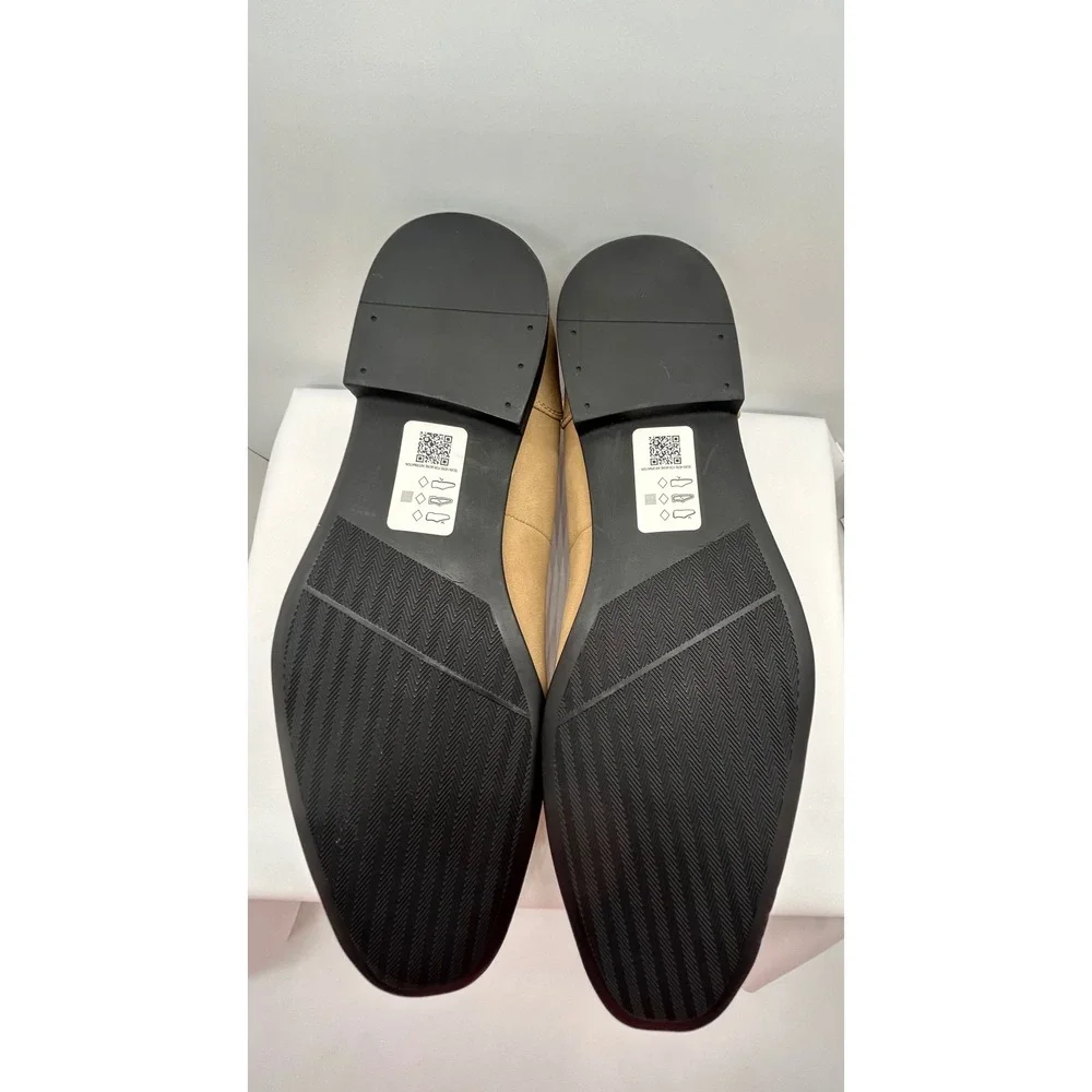 Asos Design Tan Suede Tassel Loafers Mens 10.5 Almond Toe Slip On Dress Shoes